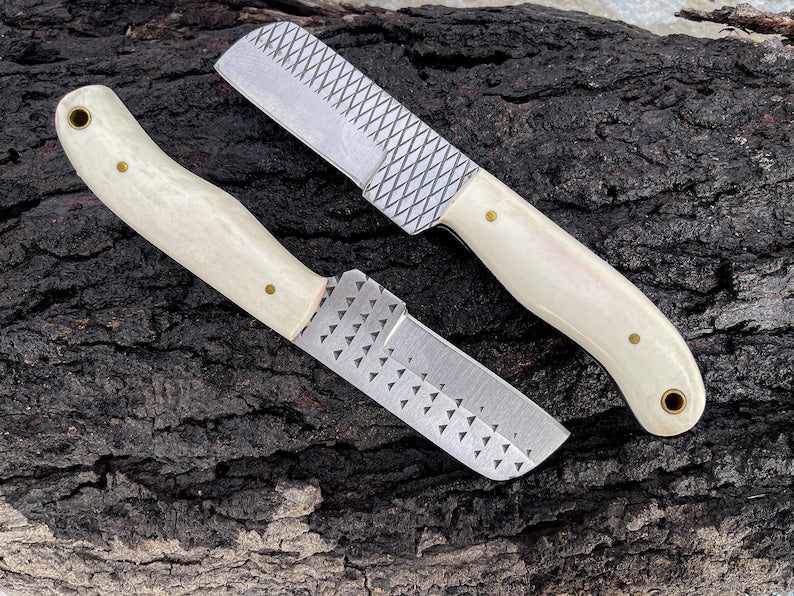 Custom Bull Cutter Knife for Sale - 7.5-Inch Full Tang 1095 Forged Ste –  KBS Knives Store