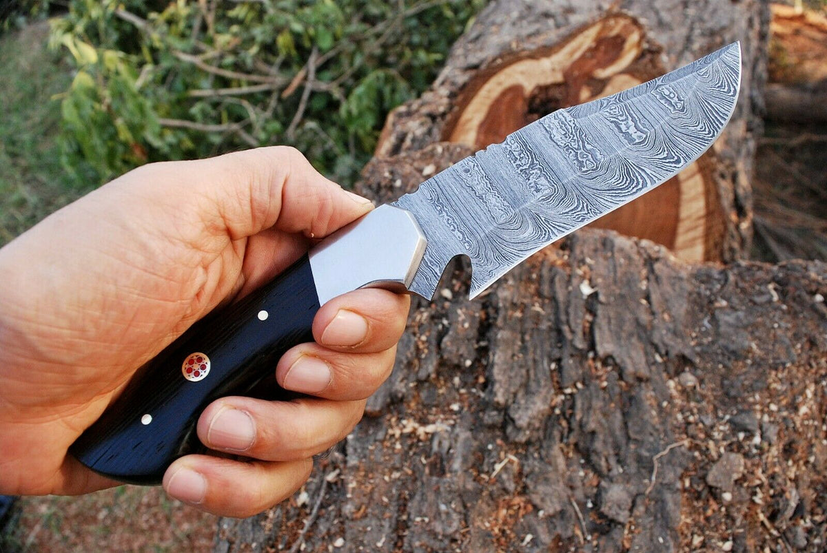  BG Knives Handmade Damascus Steel Hunting Fixed Blade