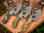 Timberstalker – Handmade Damascus Gutting Skinning Knife