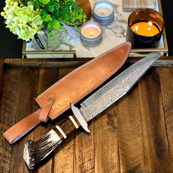Custom Order Damascus Steel Kitchen Knife- Deposit — J.Lees Knives