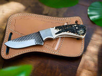 Ranger's Legacy Cowboy knife with a 7-inch overall length and rasp tool steel blade.
