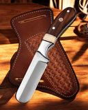 Custom Handmade Bull Cutter Knife – 7" D2 Steel