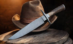 Top Rated Bowie Knife - Premium Damascus Steel & Antler Handle