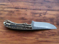 Lone Rider horizontal carry cowboy knife with sharp edge for everyday use