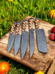 Custom Kitchen Knife Set - Precision Handcrafted for Your Kitchen