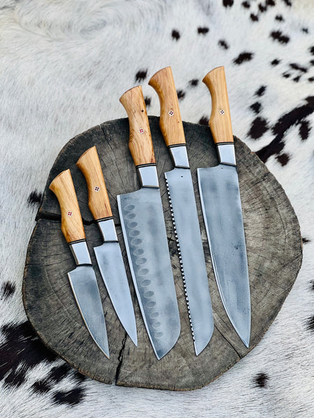 Custom kitchen knife block