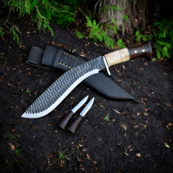 Gurkha Military Kukri Knife – Custom Handmade High-Carbon Steel Blade

