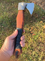 Native American Tomahawk Axe with Custom Handmade 1095 Steel Blade