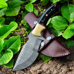 Tom Brown Tracker Knife with Damascus Steel Blade
