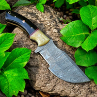 Handmade Damascus Steel Tom Brown Tracker Knife for Survival
