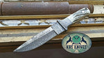 Full Tang Custom Handmade Damascus Steel Double Edge Knife