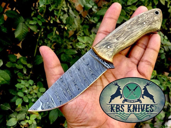 CF-64 handmade Damascus Steel Chef Knife - Walnut Wood Handle