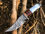 New Custom Handmade Damascus Steel Hunter Knife