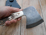 Full Tang Custom Handmade Damascus Steel Mini Axe