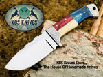 New Custom Handmade D2 Tool Steel Hunting Skinning Knife