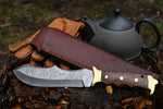 Custom Handmade Damascus Hunting Knife