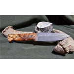 DAMASCUS STEEL BUSHCRAFT CAMPING KNIFE