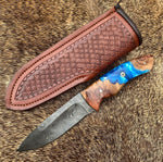 Raindrop Damascus EDC Knife